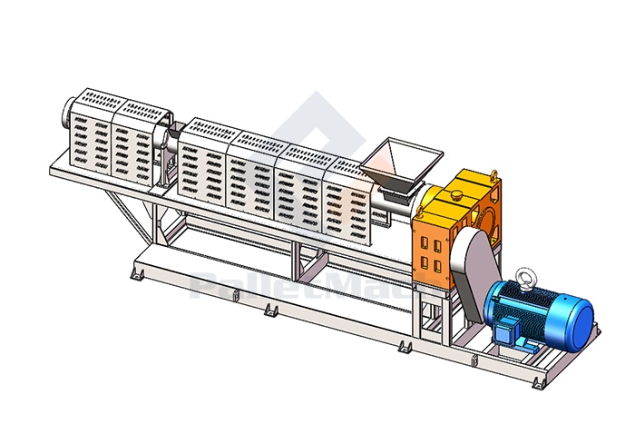 single screw plastic extruder