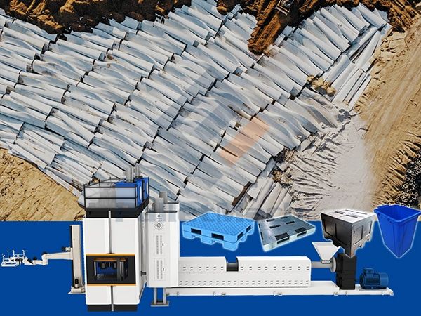 Pressed plastic pallet machine
