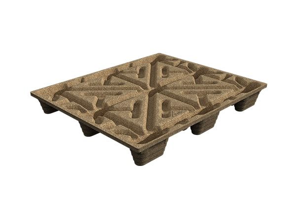 Pressed wood pallet