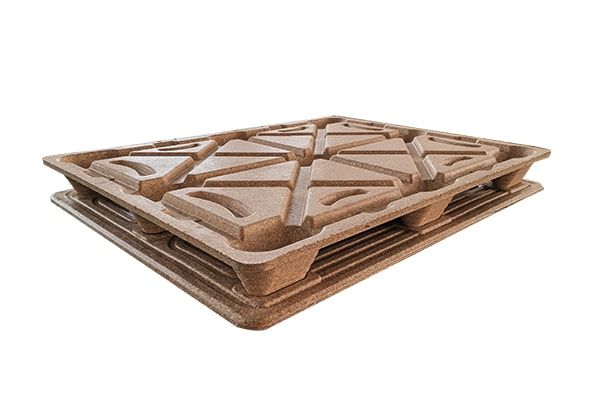 Pressed wood pallet